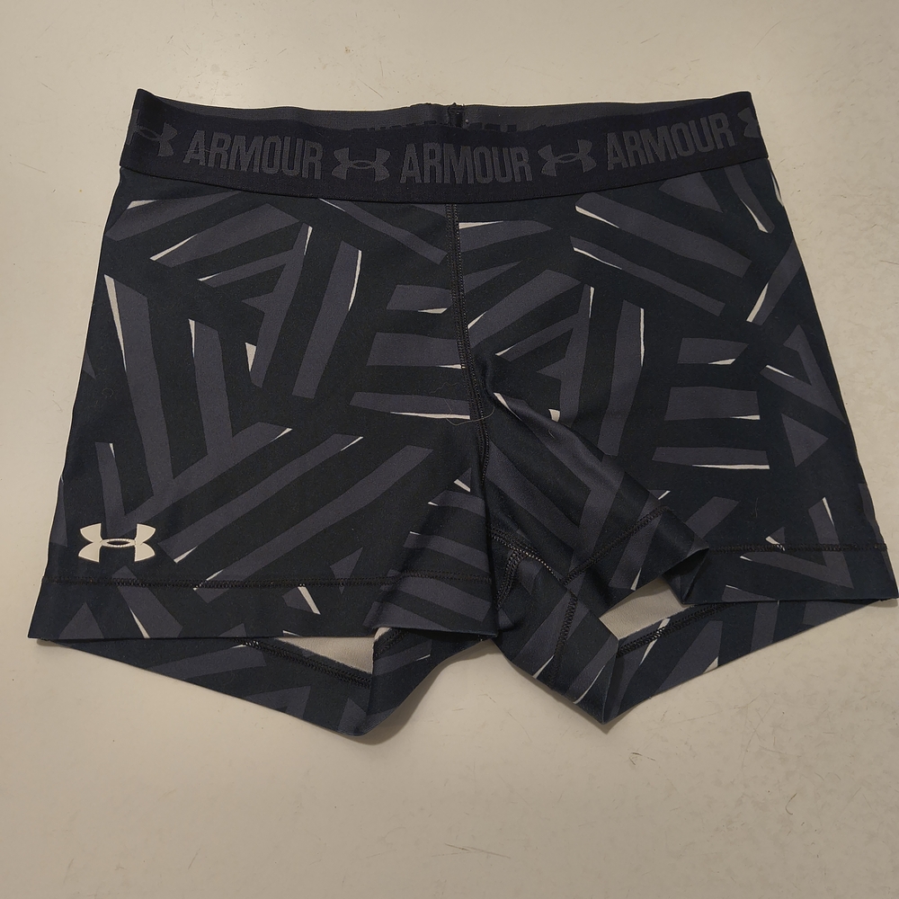 Under Armour Women's Navy Geometric Shorts